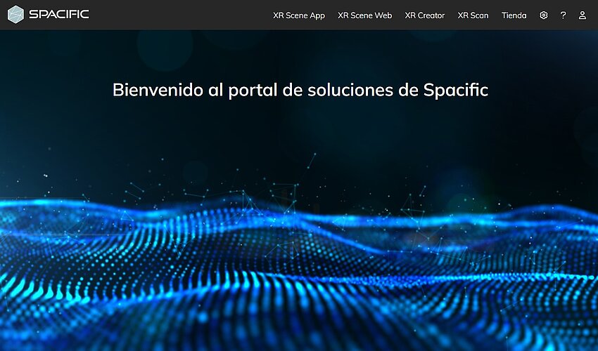 Captura de pantalla Portal Spacific