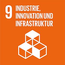 Logo Ziel 9: Industrie, Innovation und Infrastruktur
