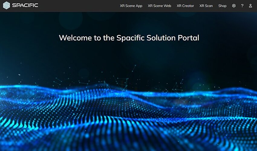 Screenshot Spacific Solution Portal