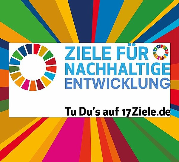 Logo "17 Ziele für nachhaltige Entwicklung"