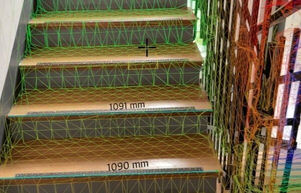 Das digitale Aufmaß mit XR Scan am Beispiel Treppe inklusive Mesh und Treppenmaßen